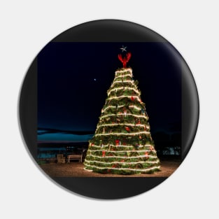 Lobster Trap Christmas Tree Rockland Maine 2021 Pin