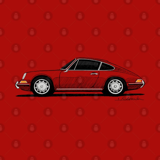 My drawing of the classic German coupe by jaagdesign