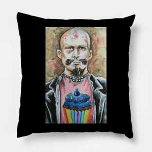 fun and frolic with GG Allin punk hardcore scum cupcakes Pillow