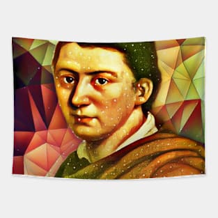 Friedrich Schlegel Snow Portrait | Friedrich Schlegel Artwork 15 Tapestry