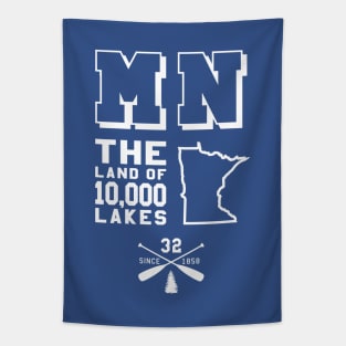 Minnesota MN Land of 10,000 Lakes Tapestry