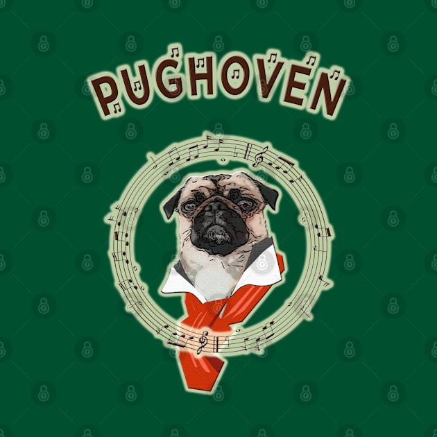 PUG HOVEN, the Pug Dog musican by aastal72