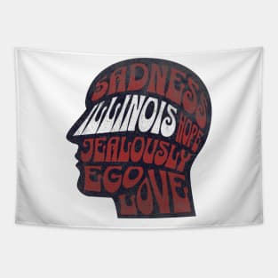 I Have Mental Illinois Tapestry