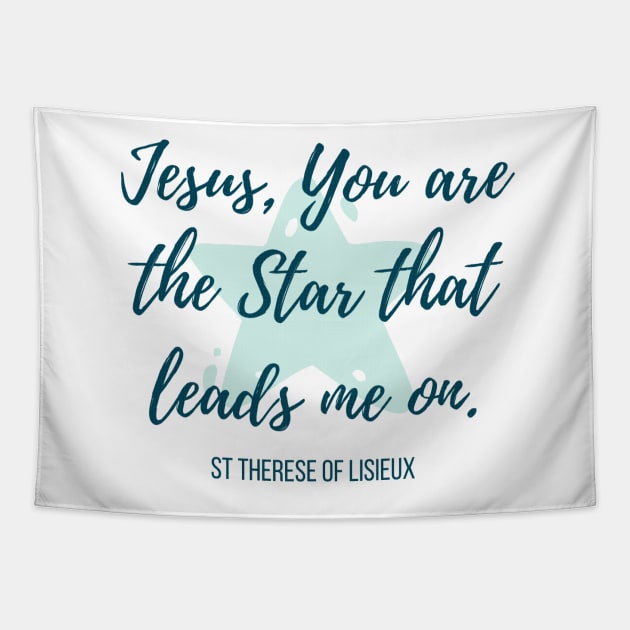 Jesus, my Star (blue) Tapestry by CarolineTherese