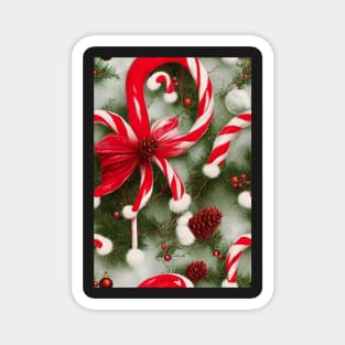 Christmas Seamless Pattern, Christmas Decorations #21 Magnet