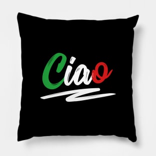 Ciao Italian Quote Tee Shirts Pillow