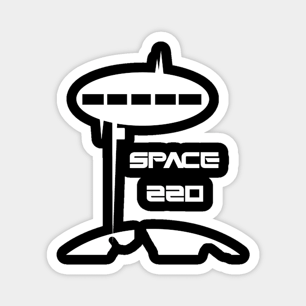 Space 220 Magnet by Planet Fan Cave