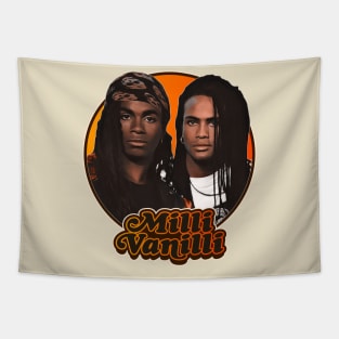 Retro Milli Vanilli Tribute Tapestry