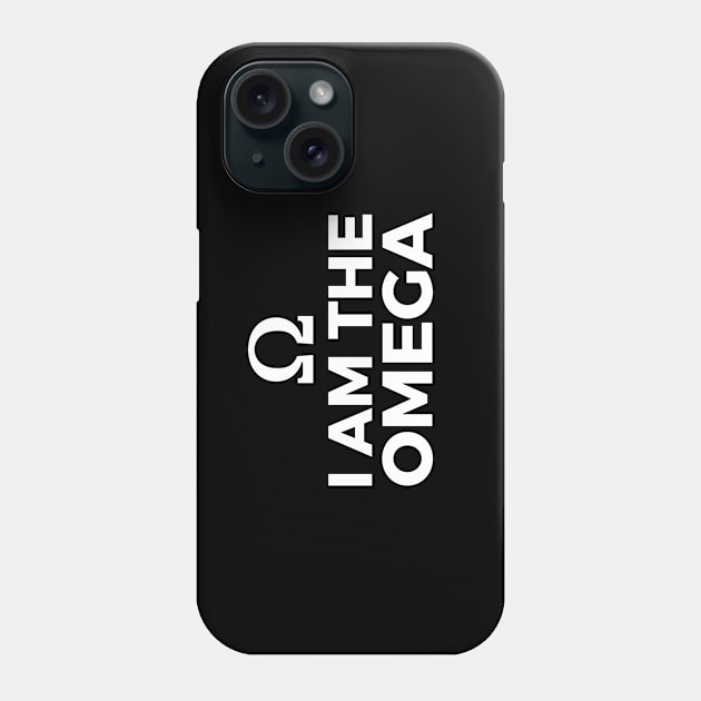 I Am The Omega Lyrics Phone Case by OldDannyBrown