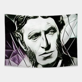 Matthew Arnold Black And White Portrait | Matthew Arnold Artwork 3 Tapestry