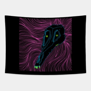 Flowy Skullby Tapestry