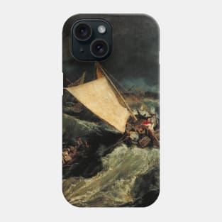 High Resolution William Turner The Shipwreck 1805 Phone Case