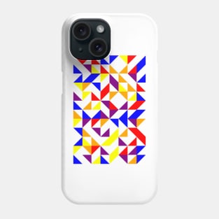 Amazing Geometric Colourful Triangle Pattern #2 Phone Case