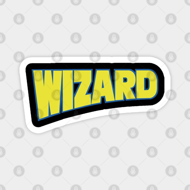 Wizard Magazine Logo Magnet by That Junkman's Shirts and more!