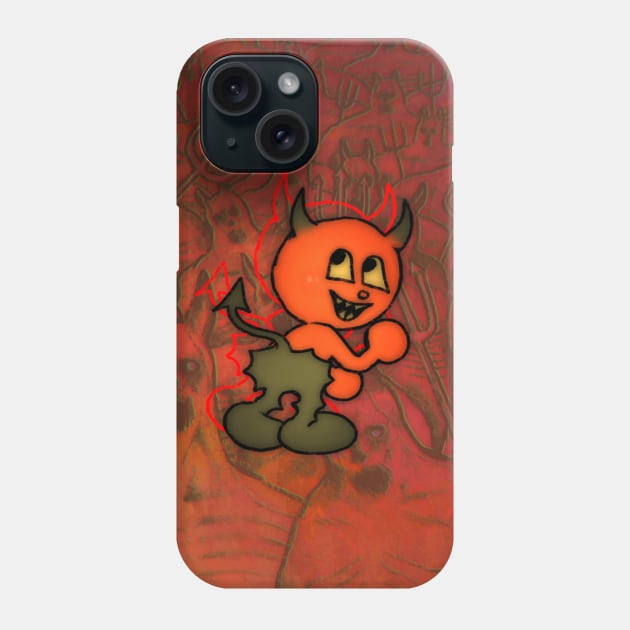 Dimension hell Phone Case by Plastiboo