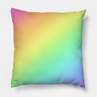 Bright Rainbow Gradient Pillow