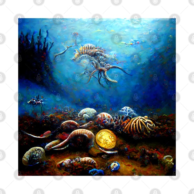 Sea creatures #3 by endage