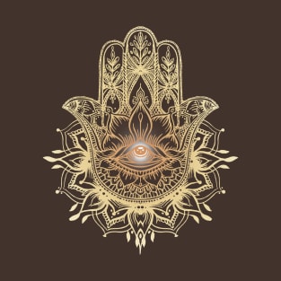 Hamsa light mandala T-Shirt