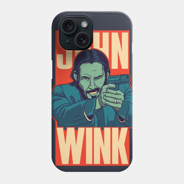 John Wink Phone Case by Batang 90s Art