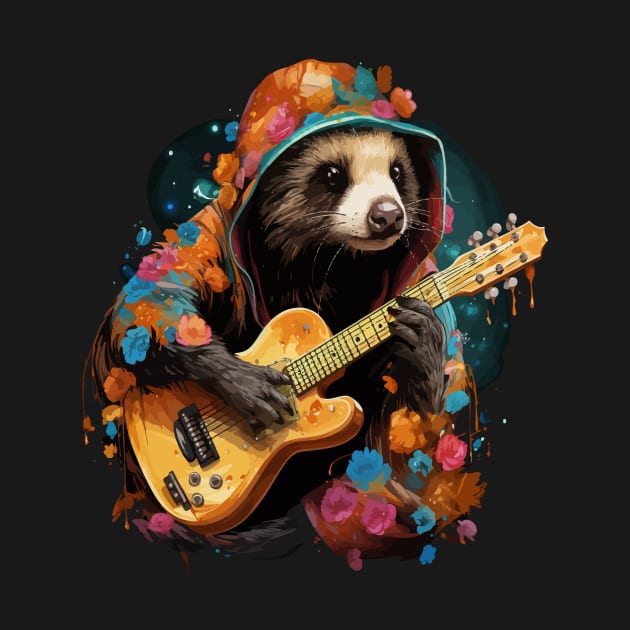 Anteater Playing Guitar by JH Mart