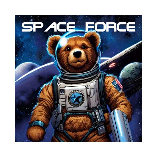 Teddy as a new recruit in the space Force by Colin-Bentham