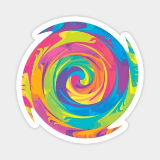 Rainbow Spiral Magnet