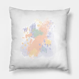 Brush Strokes in Sherbet Pillow