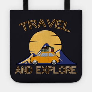 Travel and Explore Road Adventure Tote