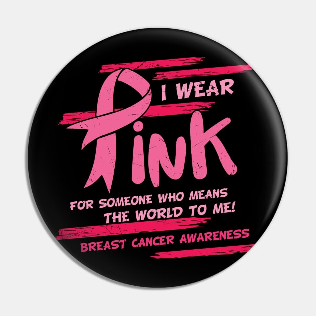 Breast cancer awareness Pin by Anonic