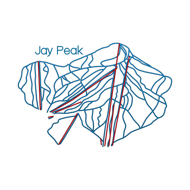 Jay Peak Trail Map by ChasingGnarnia