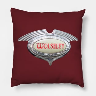 Wolseley 1960s British classic car badge photo Pillow