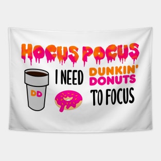 Hocus Pocus I Need (Hot) Coffee to Focus Tapestry