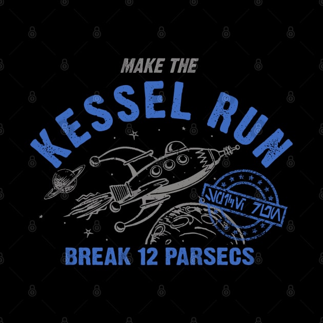 Kessel Run Vintage by PopCultureShirts