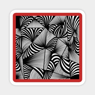 Hypnotic Stripes Magnet