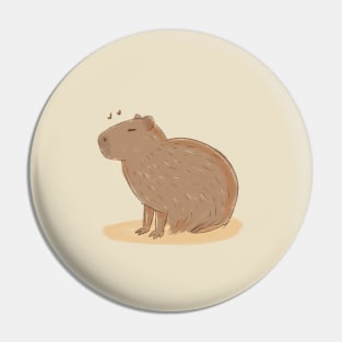 Capybara Pin