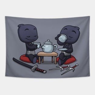 Ninja Tea Time Tapestry