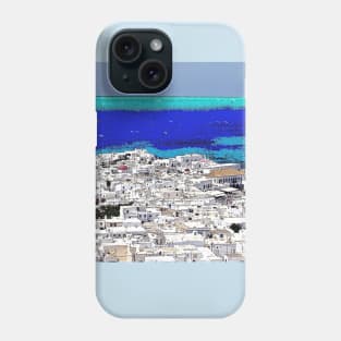 Greek Village By The Sea Phone Case