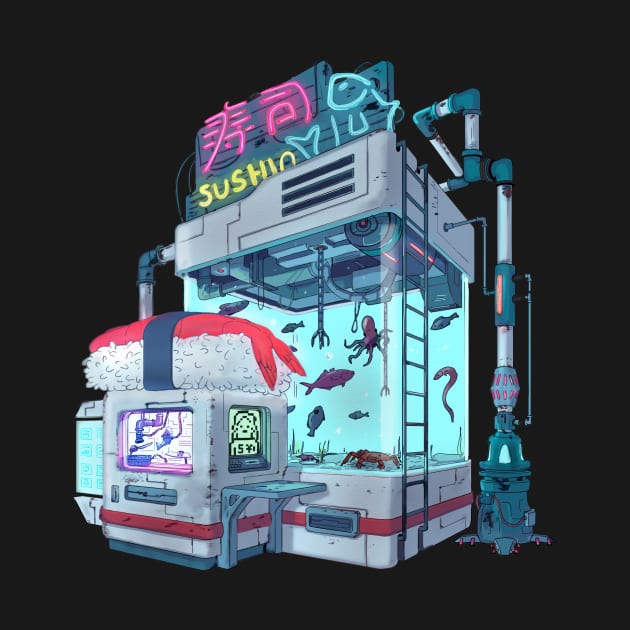 Sushio Vending Machine by Ginkgo Whale