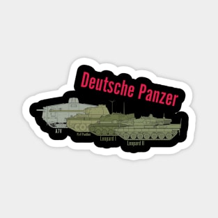 Who likes tanks! Evolution of German tanks Magnet