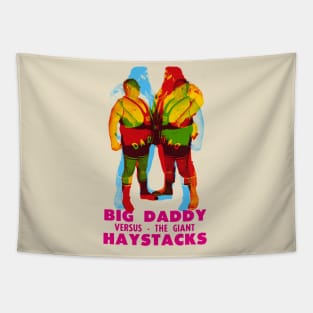 Big Daddy , Giant Haystacks wrestling Tapestry