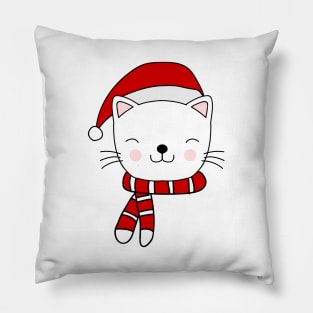 Christmas cat Pillow