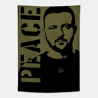 Zelensky's Peace 2 by © Buck Tee Originals Tapestry