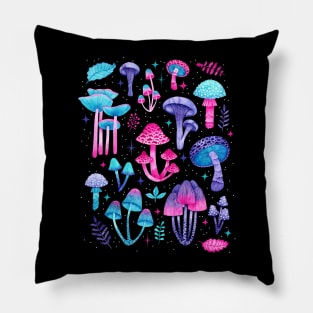 Enchanted Mushrooms Pillow