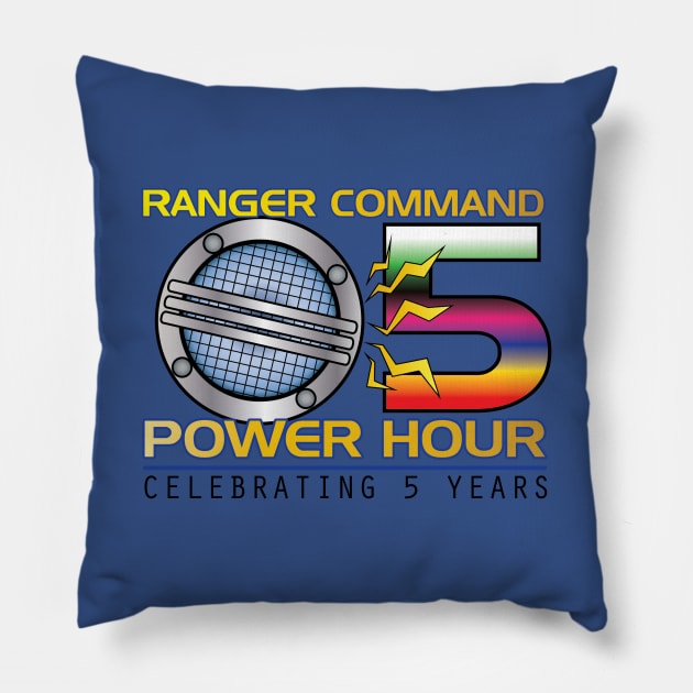 Ranger Command Power Hour - 5 years Pillow by Ranger Command Power Hour