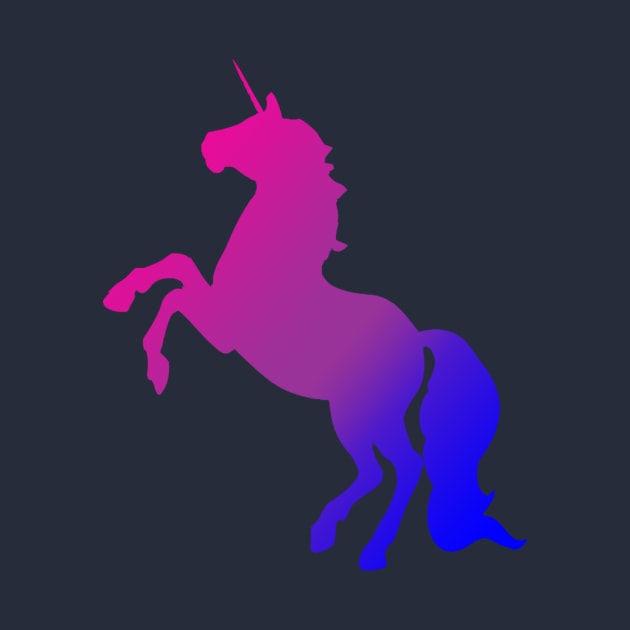 Bisexual Pride Unicorn by QueenAvocado