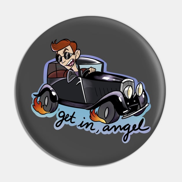 Get In, Angel Pin by SophieScruggs