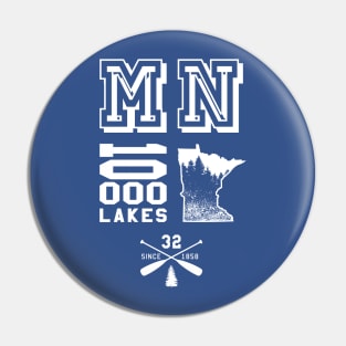 Minnesota MN Land of 10,000 Lakes Pin