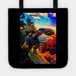 Colorful Eagle Tote