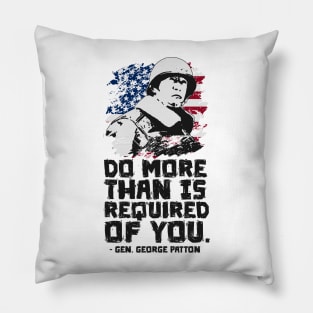 WW2 General George Patton Quote Pillow