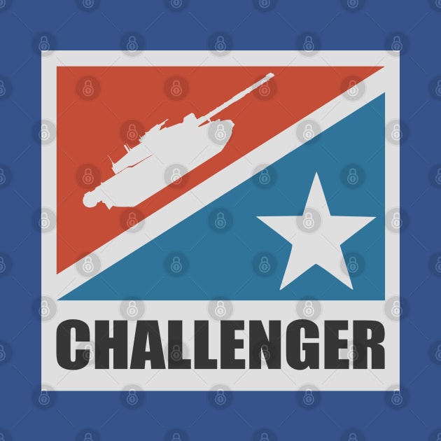 Challenger 2 Tank (Small logo) by TCP